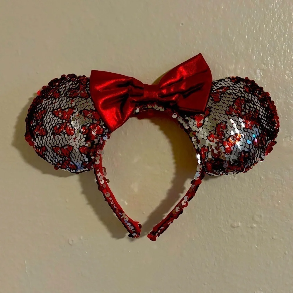 Disney Minnie Mouse Ears Sequined Headband